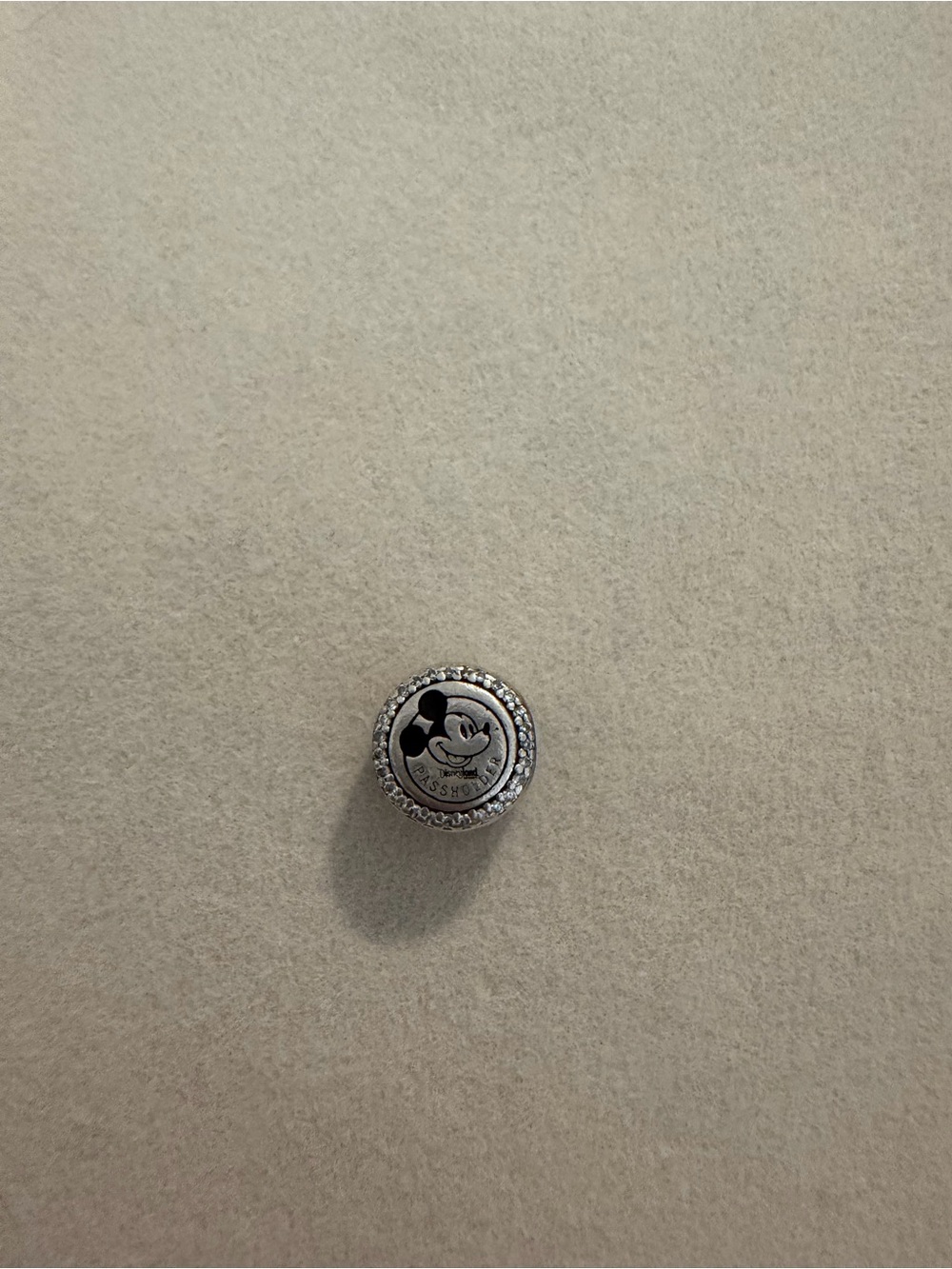 Disneyland AP Holder charm fits Pandora